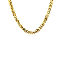 14k Yellow Gold Diamond Cut Round Franco Chain (5.30 mm) - Sable Gold