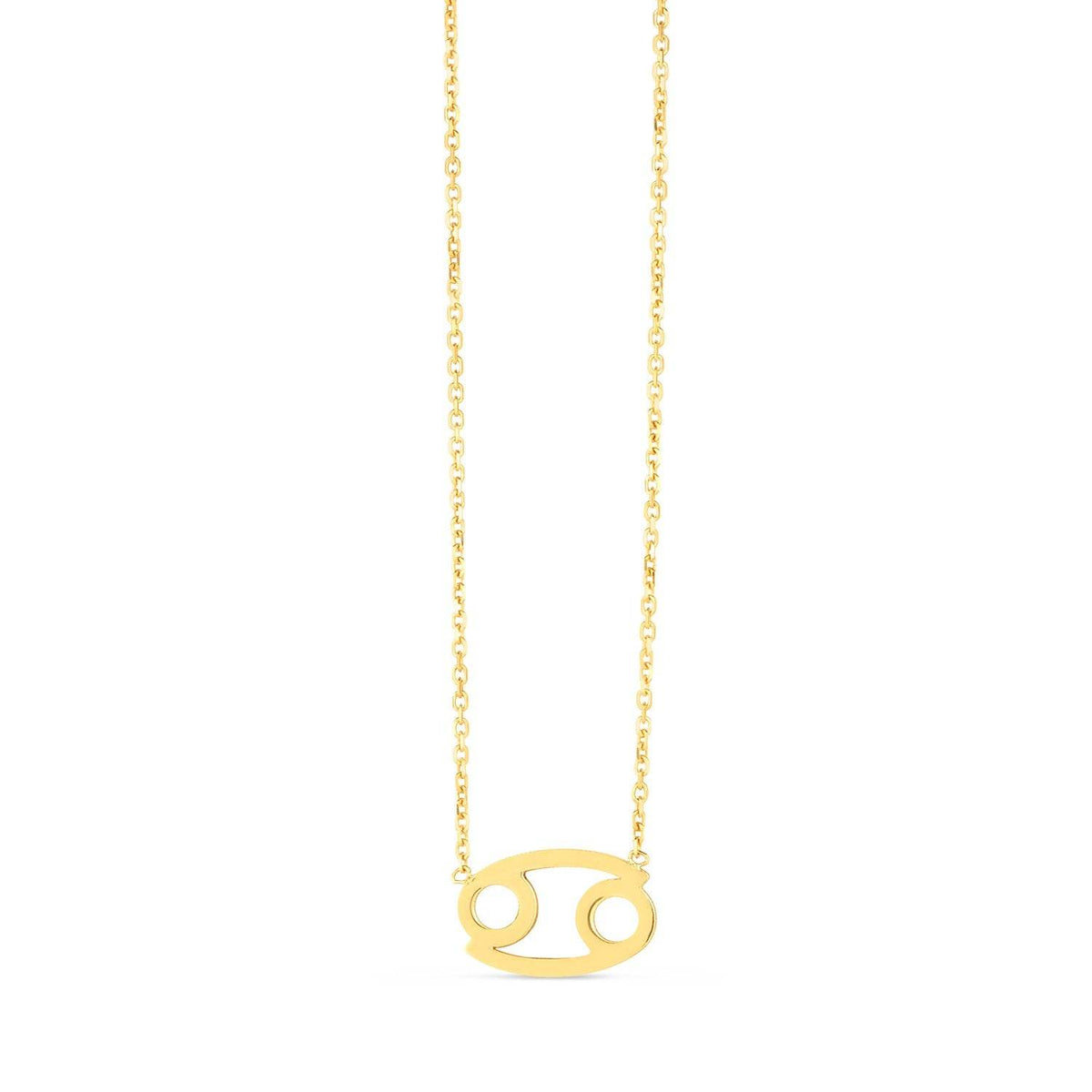 14K Yellow Gold Cancer Necklace - Sable Gold