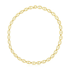 14k Yellow Gold High Polish Mariner Link Chain (8.80 mm) - Sable Gold