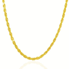 10k Yellow Gold Solid Diamond Cut Rope Chain (5.00 mm) - Sable Gold