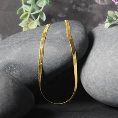 14k Yellow Gold Super Flex Herringbone Chain (2.80 mm) - Sable Gold