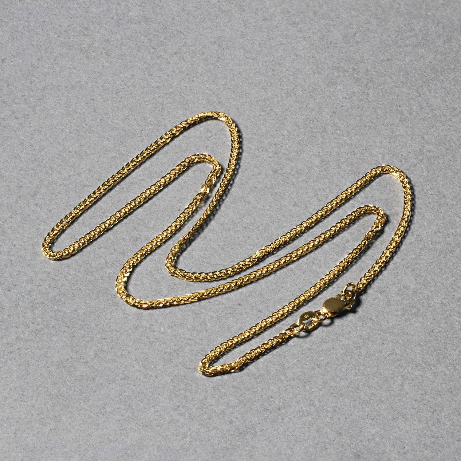 14k Yellow Gold Square Wheat Chain (1.80 mm) - Sable Gold