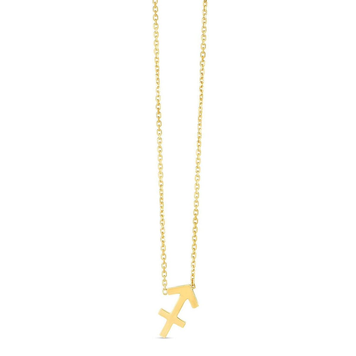 14K Yellow Gold Sagittarius Necklace - Sable Gold