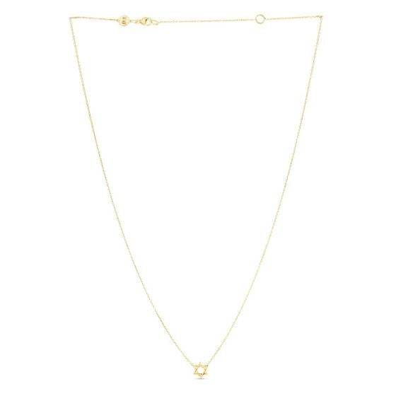 14k Yellow Gold Star of David Necklace - Sable Gold