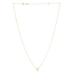 14k Yellow Gold Star of David Necklace - Sable Gold