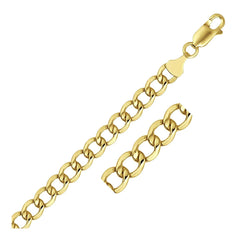 14k Yellow Gold Curb Chain (6.20 mm) - Sable Gold