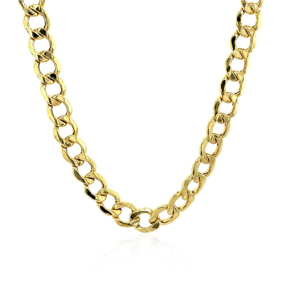 14k Yellow Gold Curb Chain (6.20 mm) - Sable Gold