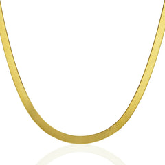 14k Yellow Gold Super Flex Herringbone Chain (4.60 mm) - Sable Gold