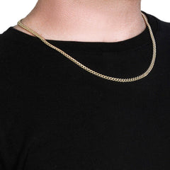 10k Yellow Gold Semi Solid Miami Cuban Chain (4.50 mm) - Sable Gold