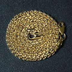 14k Yellow Gold Light Weight Wheat Chain (2.40 mm) - Sable Gold