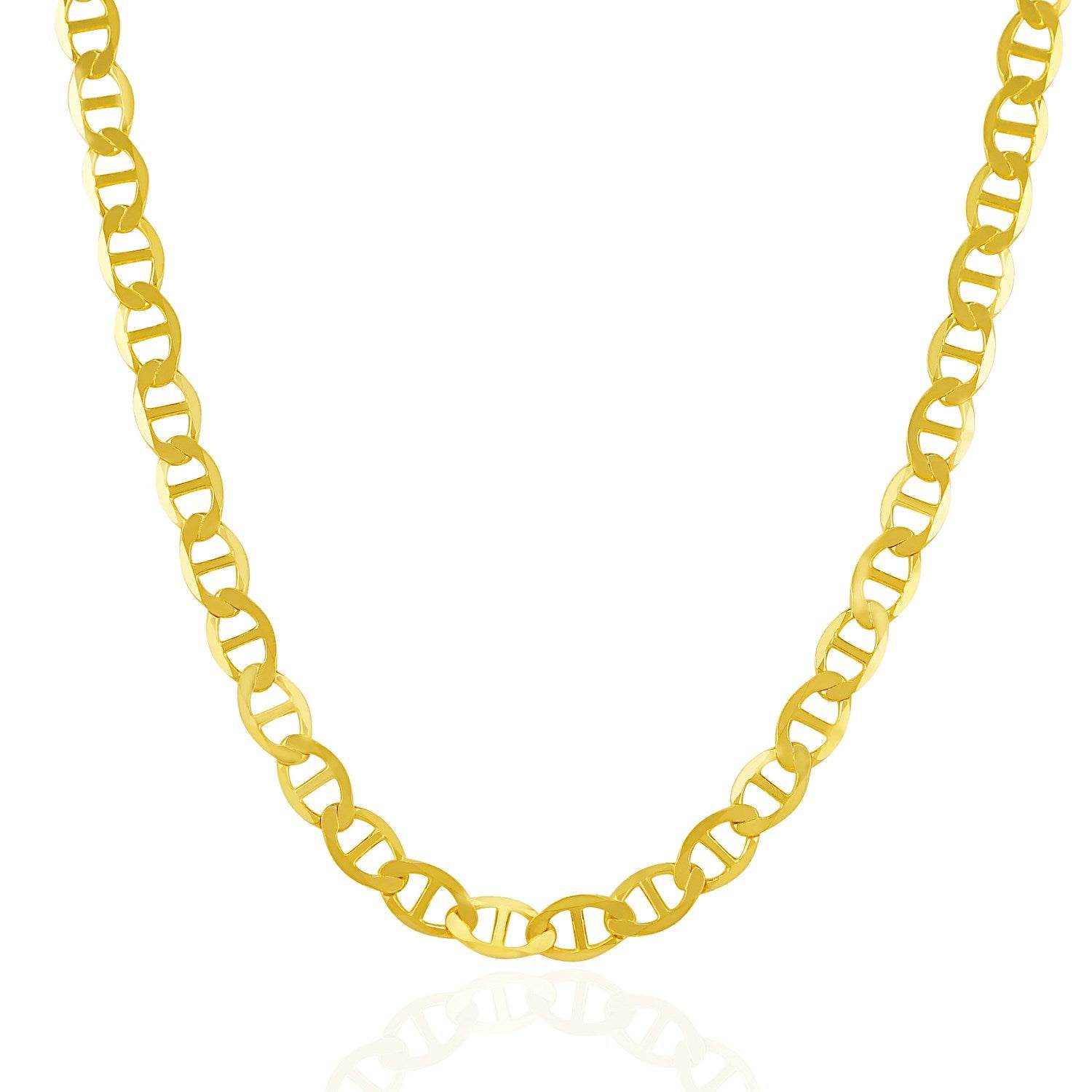 14k Yellow Gold Mariner Link Chain (6.30 mm) - Sable Gold