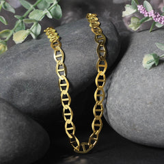 14k Yellow Gold Mariner Link Chain (6.30 mm) - Sable Gold