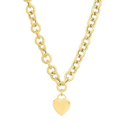 14k Yellow Gold Rolo Link Necklace (11.40 mm) - Sable Gold