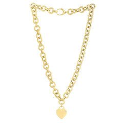 14k Yellow Gold Rolo Link Necklace (11.40 mm) - Sable Gold