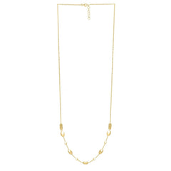 Adjustable Puff Pebble Necklace in 14K Yellow Gold - Sable Gold