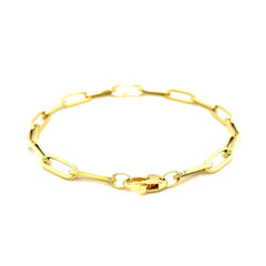 14K Yellow Gold Bold Paperclip Chain Bracelet (4.20 mm) - Sable Gold