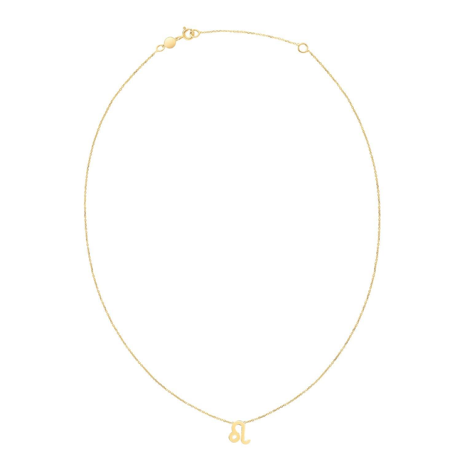 14K Yellow Gold Leo Necklace - Sable Gold