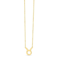 14K Yellow Gold Taurus Necklace - Sable Gold