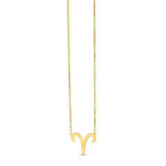 14K Yellow Gold Aries Necklace - Sable Gold