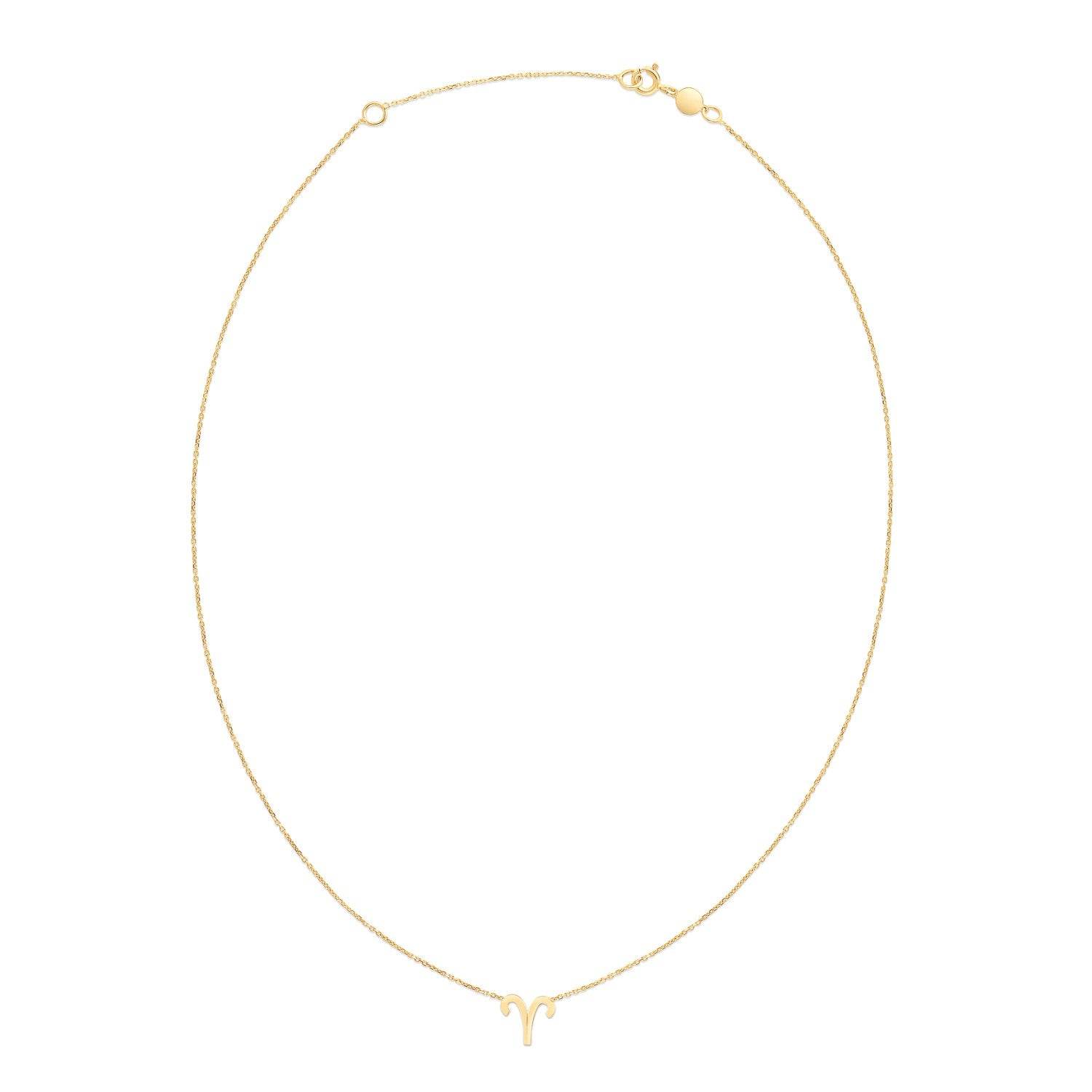 14K Yellow Gold Aries Necklace - Sable Gold