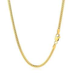 14k Yellow Gold Classic Solid Miami Cuban Chain (2.60 mm) - Sable Gold