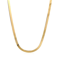 Imperial Herringbone Chain in 10k Yellow Gold (3.80 mm) - Sable Gold