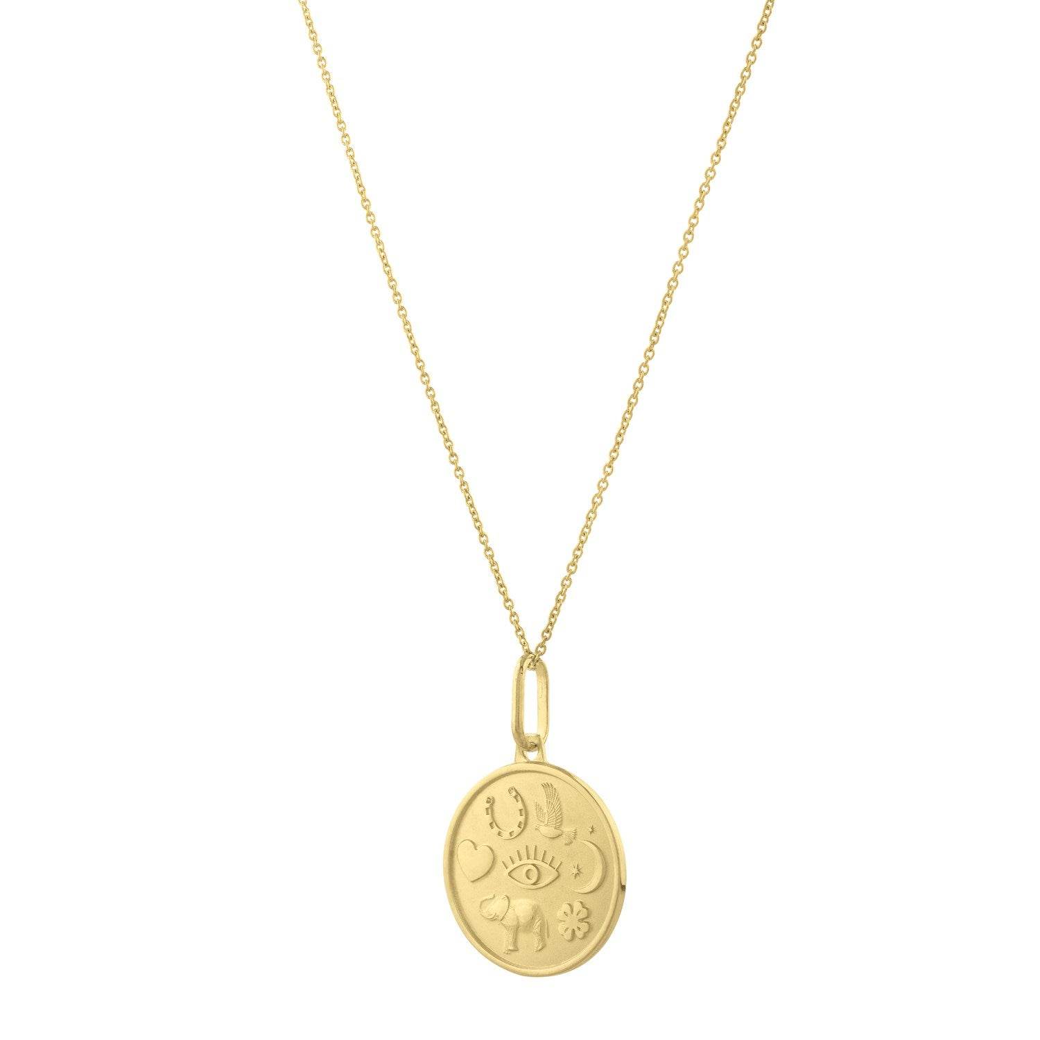 Lucky Charms Necklace in 14K Yellow Gold - Sable Gold