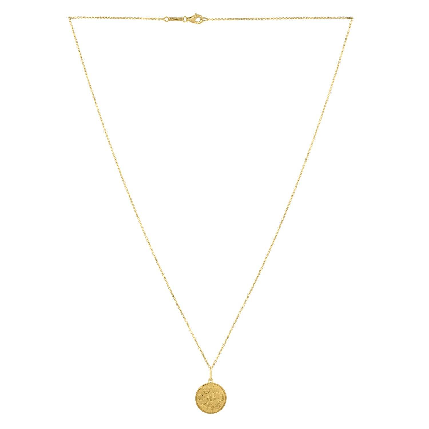 Lucky Charms Necklace in 14K Yellow Gold - Sable Gold