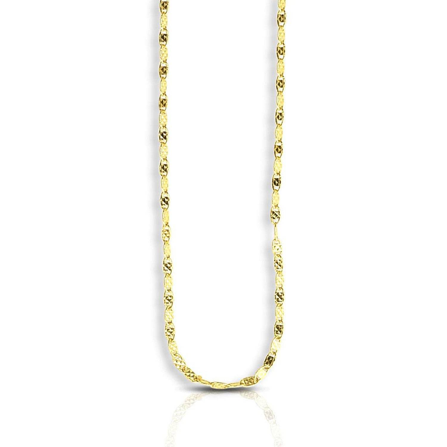 14k Yellow Gold Sparkle Valentino Chain (1.70 mm) - Sable Gold