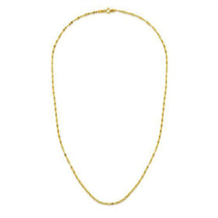 14k Yellow Gold Sparkle Valentino Chain (1.70 mm) - Sable Gold