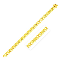 10K Yellow Gold Solid Cuban Chain 4.90 mm - Classic Miami Chain - Sable Gold