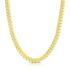 10k Yellow Gold Semi Solid Miami Cuban Chain (6.10 mm) - Sable Gold