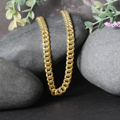 10k Yellow Gold Semi Solid Miami Cuban Chain (6.10 mm) - Sable Gold