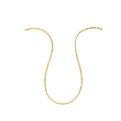 14k Yellow Gold Braided Herringbone Chain (3.20 mm) - Sable Gold