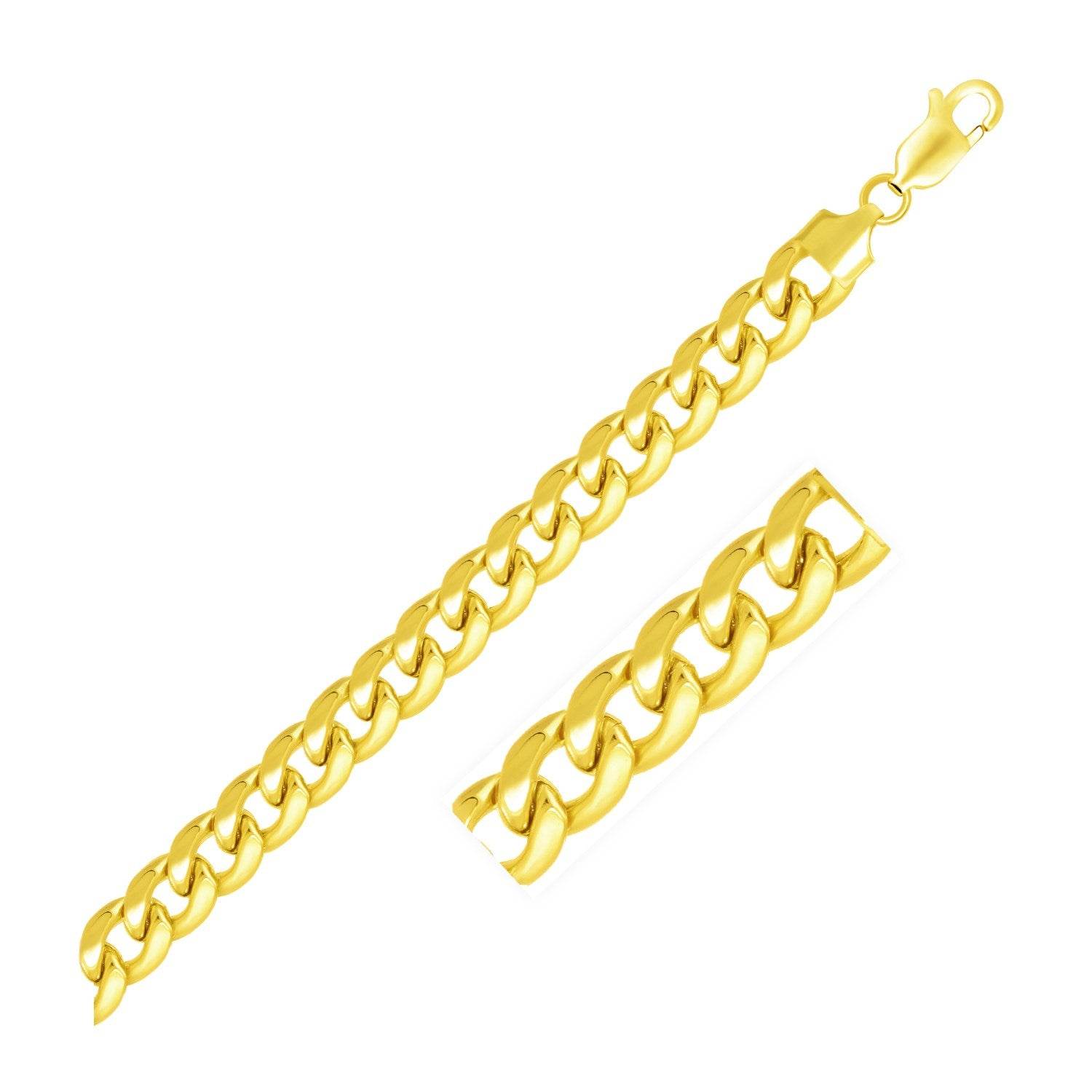 10k Yellow Gold Light Miami Cuban Chain (8.00 mm) - Sable Gold