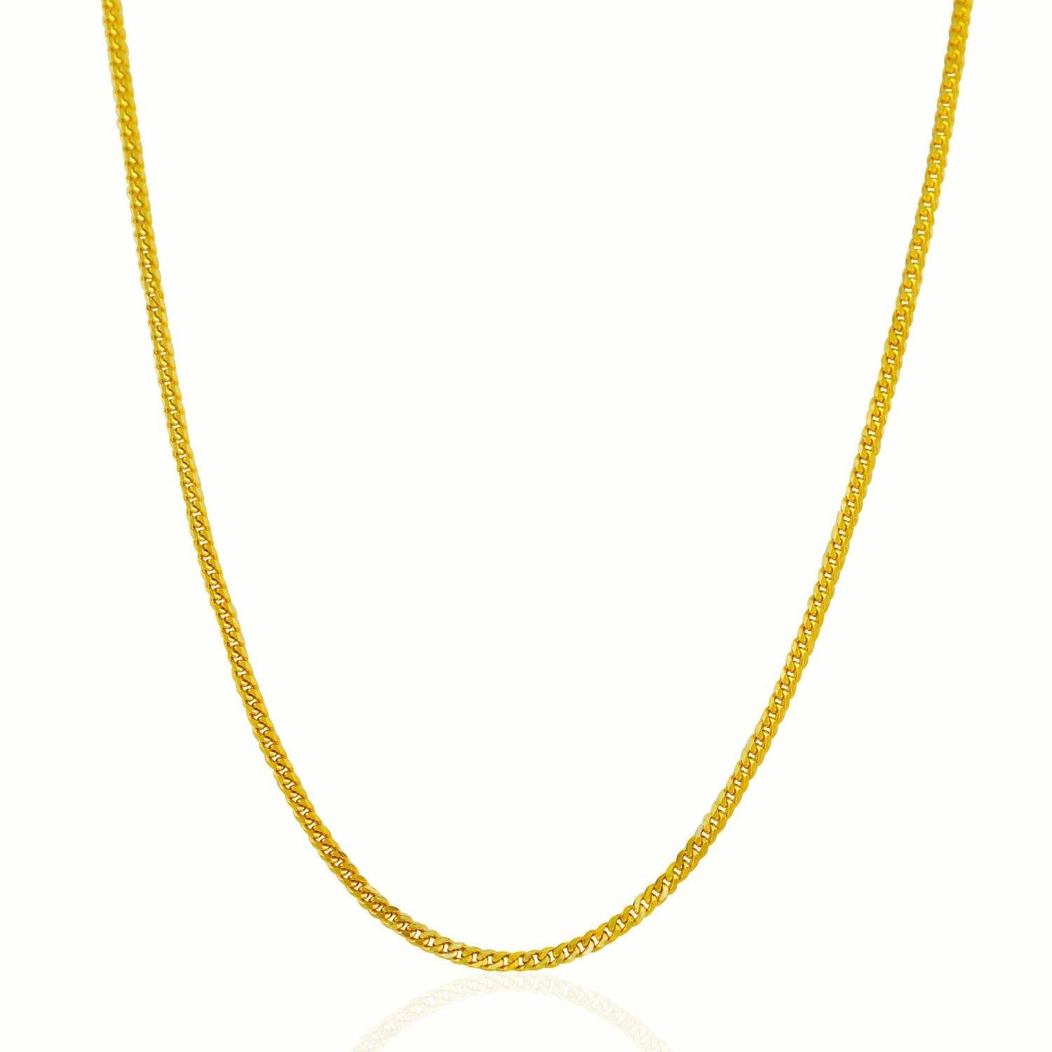 18k Yellow Gold Gourmette Chain (2.20 mm) - Sable Gold