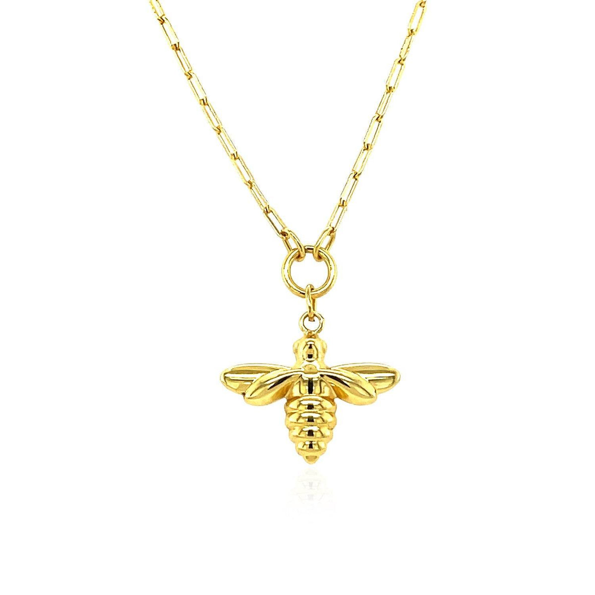 14K Yellow Gold Bee Necklace - Sable Gold