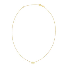 14K Yellow Gold Aquarius Necklace - Sable Gold