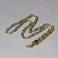 14K Yellow Gold Wide Paperclip Chain (3.20 mm) - Sable Gold