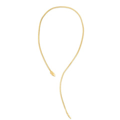 14k Yellow Gold Serpent Necklace - Sable Gold