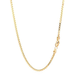 14k Yellow Gold Semi Solid Box Chain (2.10 mm) - Sable Gold