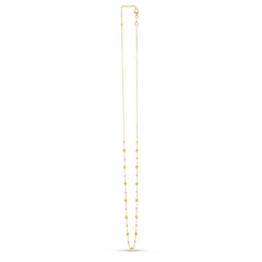 14k Yellow Gold Bead Necklace - Sable Gold