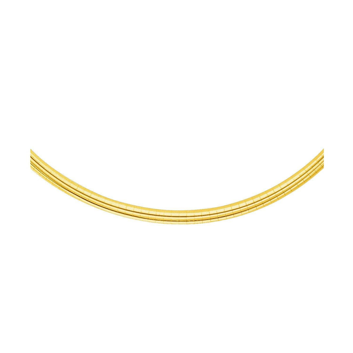 14k Yellow Gold Chain in a Classic Omega Design (4.00 mm) - Sable Gold