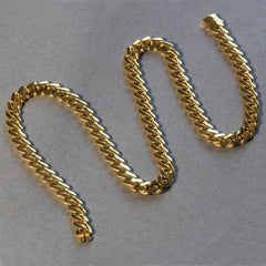 14k Yellow Gold 22 inch Polished Curb Chain Necklace - Sable Gold