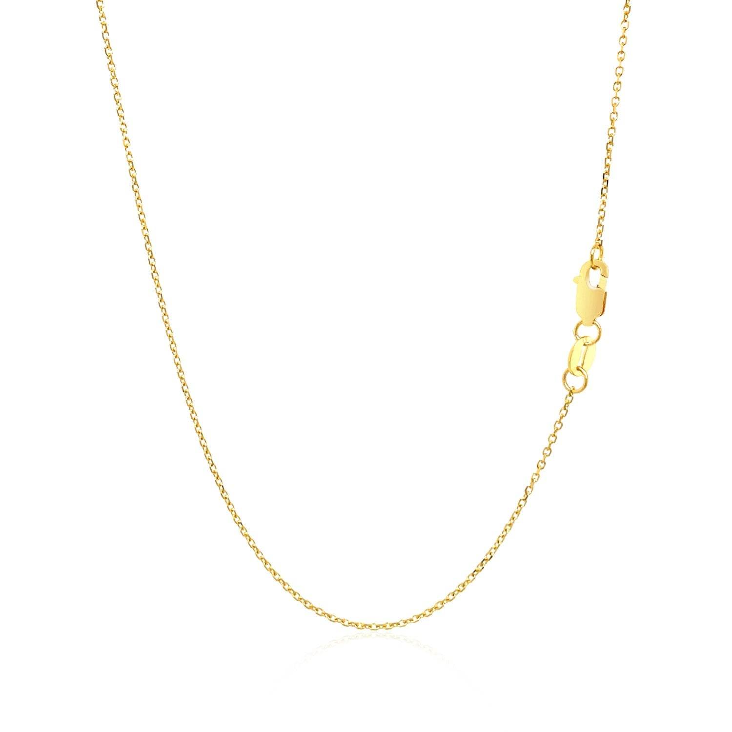 14k Yellow Gold Bar Pendant with Diamonds - Sable Gold