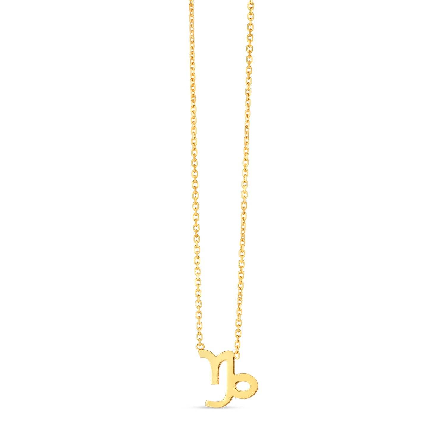 14K Yellow Gold Capricorn Necklace - Sable Gold