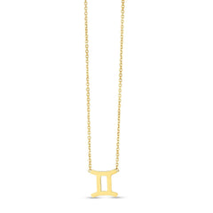 14K Yellow Gold Gemini Necklace - Sable Gold