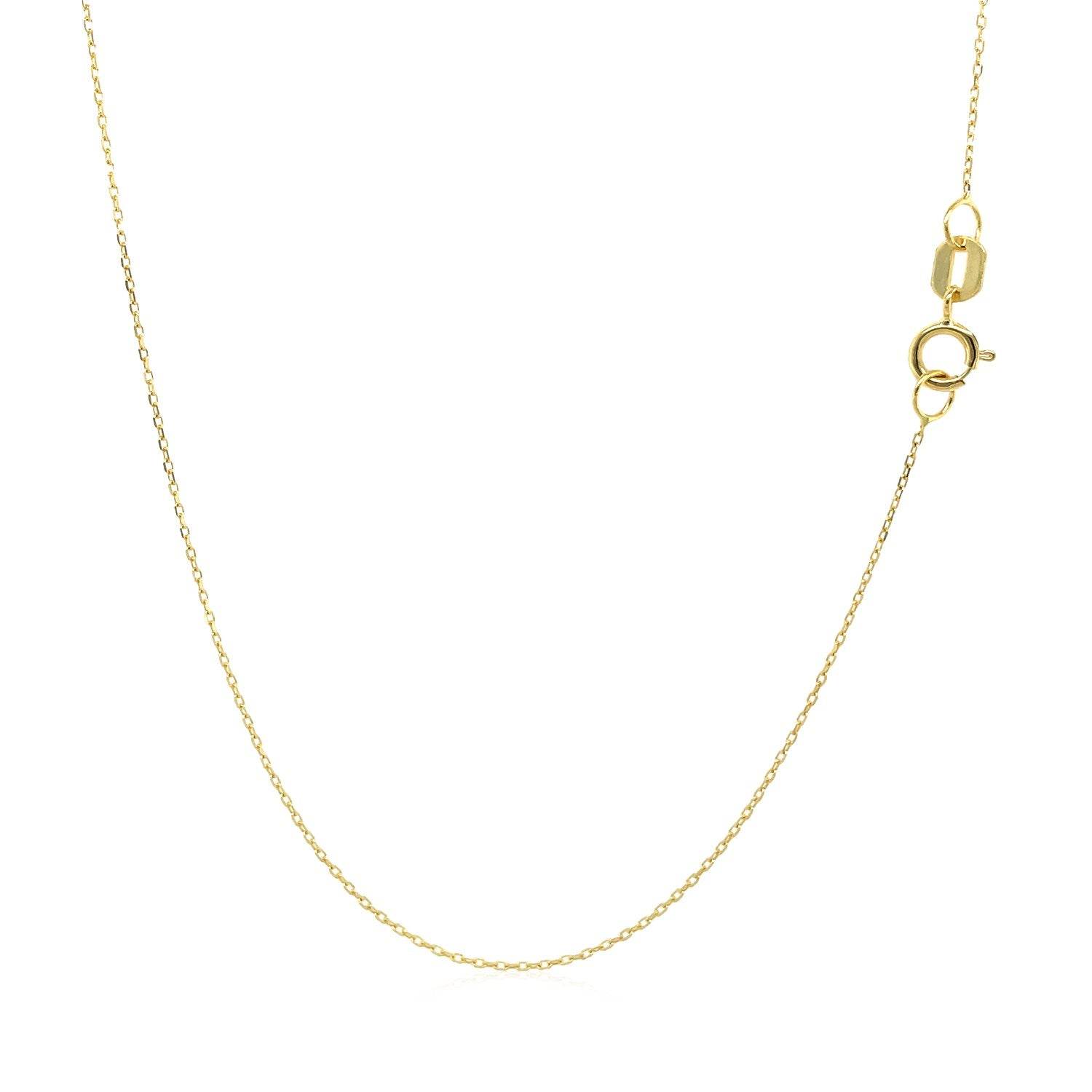 14k Yellow Gold Necklace with Moon - Sable Gold