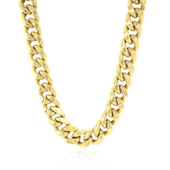 10k Yellow Gold Semi Solid Miami Cuban Chain (10.70 mm) - Sable Gold