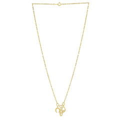 Drop Necklace with Lucky Charms in 14K Yellow Gold - Sable Gold